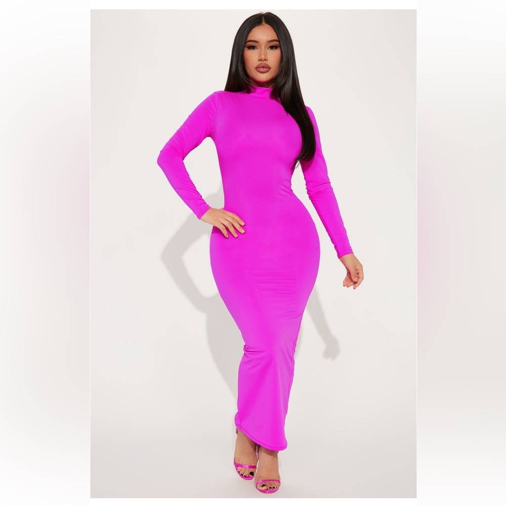 Fuchsia Maxi Dress XL